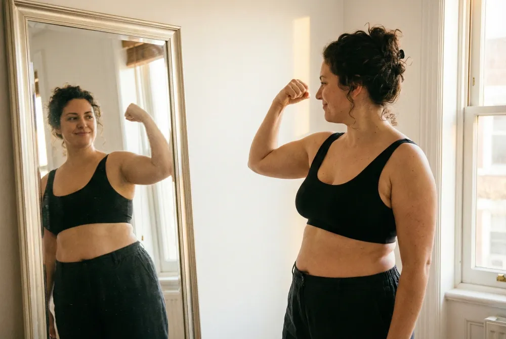 Medical professional reviewing metabolic health results with a patient