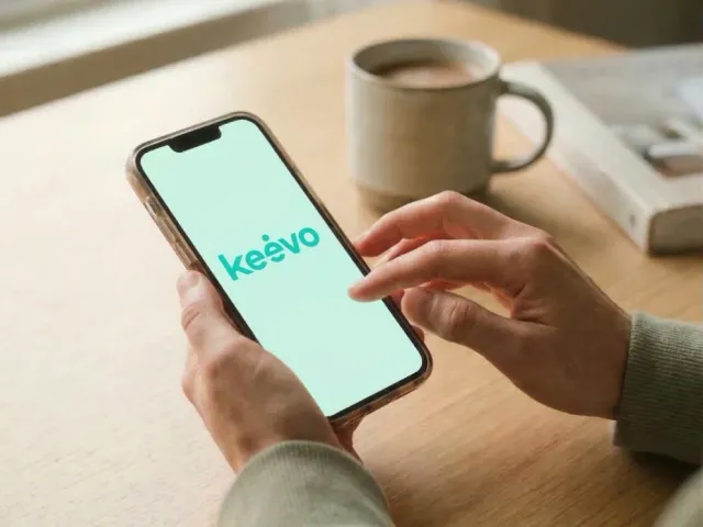 Patient completing an online health assessment on their device